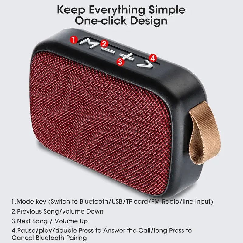 Mini altavoz inalámbrico Bluetooth 