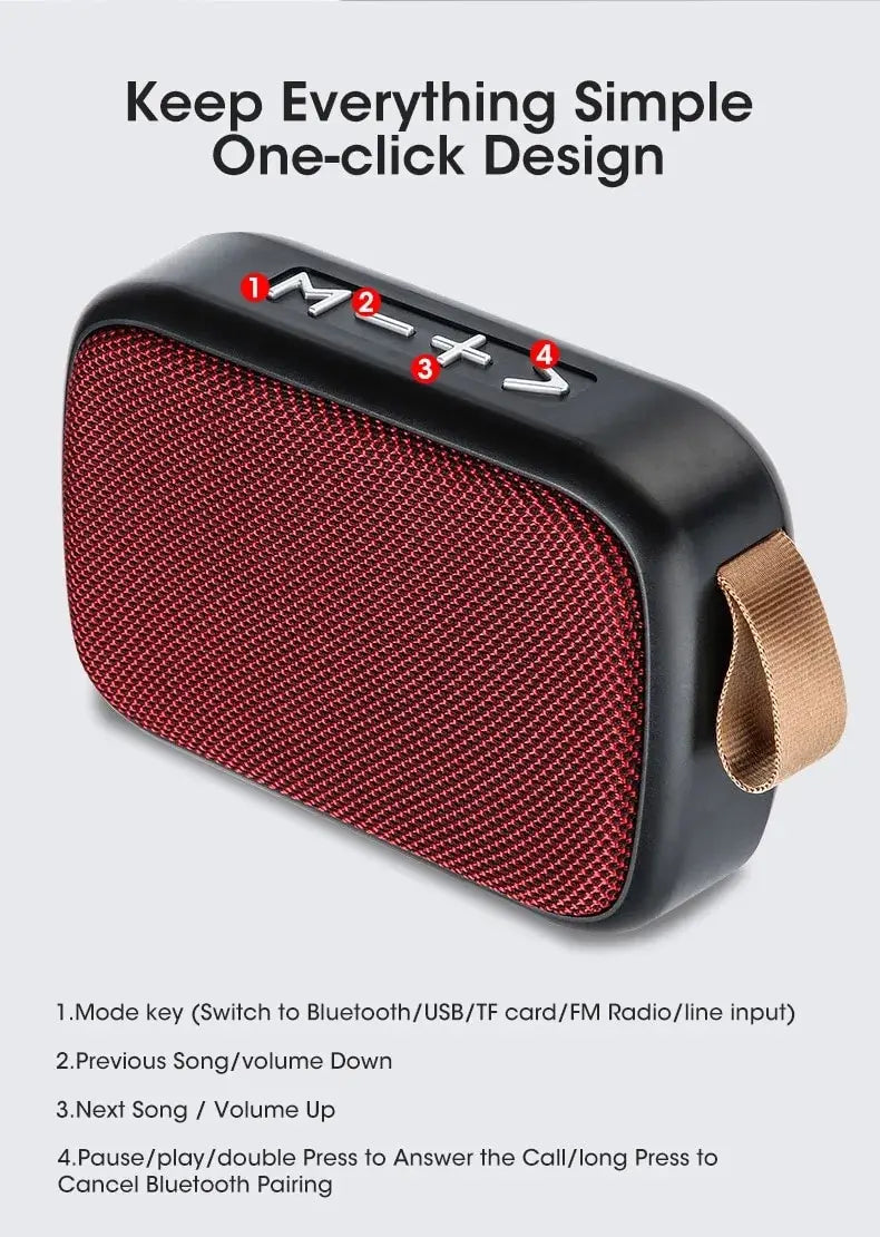 Mini altavoz inalámbrico Bluetooth 